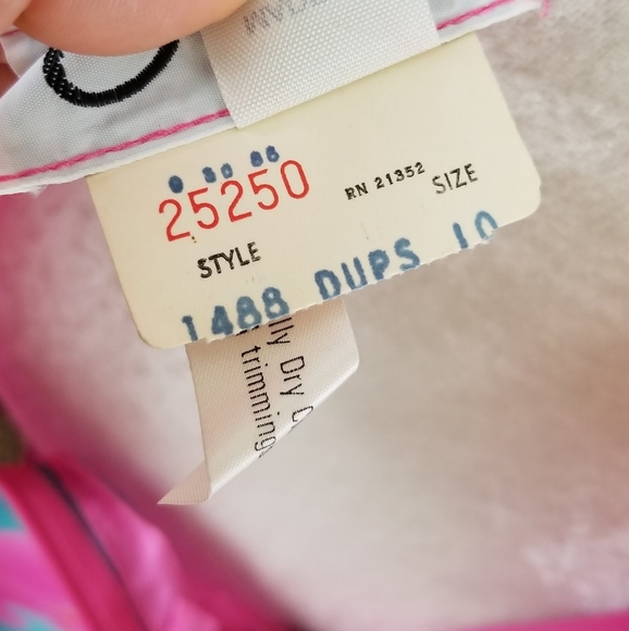 VTG 70s Miss Elliette Watercolor Chiffon Dress - Picture 12 of 14